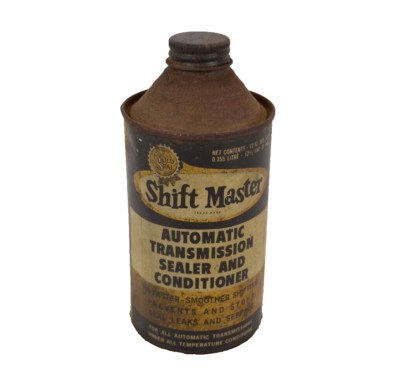 Gold Seal Shift Master Tin Oil Can Transmission Sealer Conditioner 12 oz. 1950s
