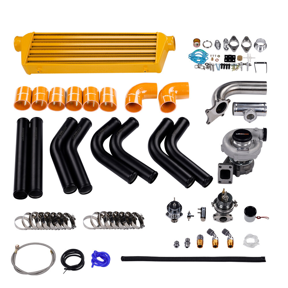 T3 T4 T04E Turbo Cargador Intercooler Tubo Línea de aceite Blow Off...