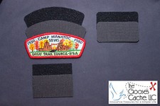 Blue Sew-on Hook and Loop for Attaching Patches to Cub Scout Shirts
