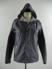 Boys Girls Kids L 14/16 REI Co-op Rainwall Jacket Rain Hooded Gray Packable Coat