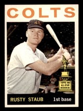 1964 Topps Baseball #109 Rusty Staub NM/MT