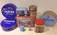 AUSWAHL: vintage BLECHDOSE Metalldose Werbung TIN BOX Nivea Eduscho etc. Rarit&auml;t