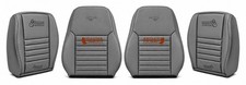 1999-2004 Ford Mustang Saleen S281 Driver Side Lean Back Leather Seat Cover Gray