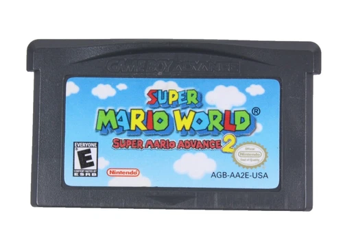 Super Mario World Super Mario Advance 2 GBA Authentic Tested  GameBoy Advance