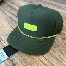 MELIN Hydro Coronado Brick Kombu Green Adjustable Snap Back Hat Cap Mens