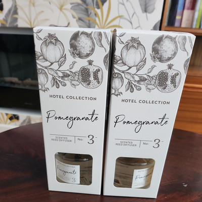 Aldi Hotel Collection Nr. 3 Granatapfel Duft Reed Diffuser Parfum 100ml x 2