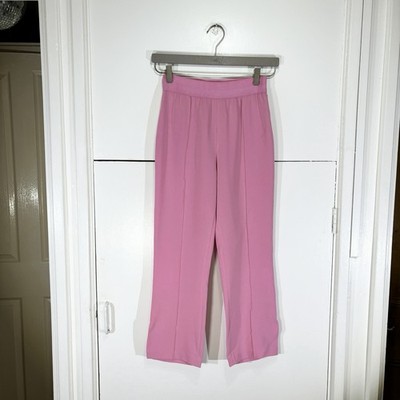 Cinq A Sept Hose Rosa Slim Stretch Bund Gerade Cropped Gr. 2 Damen