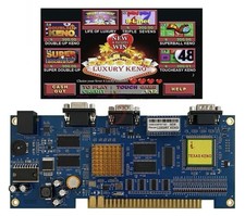 AIO Texas Keno 4 Hearts & Life of Luxury 6-in-1 Game Board Pot O Gold Pog New