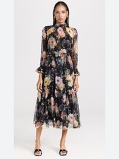 Zimmermann Floral Silk Dress size0p