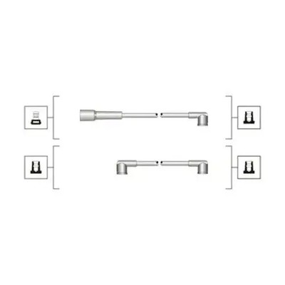 Zündkabel 941319170040 MAGNETI MARELLI für SKODA FAVORIT FAVORIT Pick-up
