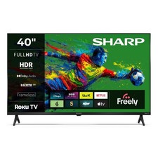 Image of SHARP 40 Inch TV Full HD Roku Smart LED TV with Freely 40HD2225K 3 HDMI Inputs