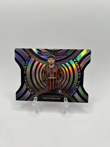Philip Billing Tunnel Vision Orange /99 2023-24 Panini Obsidian Bournemouth