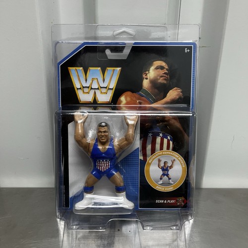 WWE MATTEL RETRO SERIES 7 KURT ANGLE WRESTLING FIG...