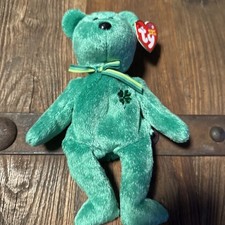 2002 DUBLIN THE BEAR- TY BEANIE BABY - ST. PATRICK'S DAY - MINT