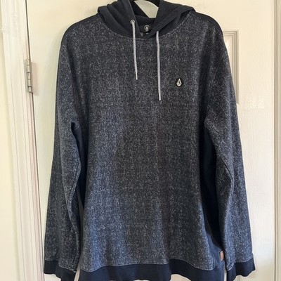 Volcom Men s Sweatshirt Hoodie Black/gray Size L