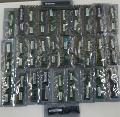 LOT of 31 Bulk 4GB Servers Desktops RAM Mixed Speed Mixed Brands