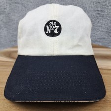 Vintage Jack Daniels Hat Cap Leather Strap Back Old No. 7 Baseball Made In USA