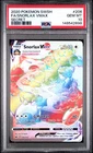 2020 POKEMON SWORD & SHIELD SECRET #206 FULL ART/SNORLAX VMAX PSA 10