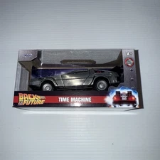 Jada Hollywood Back To The Future - Time Machine Delorean  Diecast Car