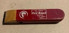Ancien grattoir diable rouge n° 3010 Made in USA 1" x 4,75" Union, NJ