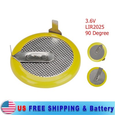 For BMW E46 E39 E38 E53 E60 3 5 7 Z3 Rechargeable Key Fob LIR2025 Battery 90 