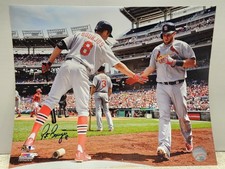 Peter Bourjos St Louis Cardinals MLB Autographed Photo File 11x14 Photo No COA