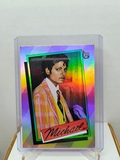 2013 Topps 75th Anniversary #83 Michael Jackson Rainbow Foil Parallel 