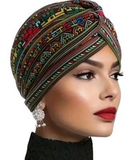Colourful Ladies Turbans, Soft Feel & Stretchy, Pack Of 3