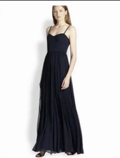 NWT Alice + Olivia Black Bustier Maxi Dress Percie Size: 4 MSRP $440