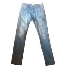 Men's 883 Police Jeans Cassady W32 Long Distressed Button Fly Jeans Regular Fit