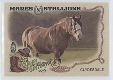 2019 Topps Allen & Ginter Mares and Stallions Clydesdale Horse #MS-11 2o7