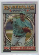 1993 Topps Finest Baseball's Finest Refractor Charlie Hough #169 10lp
