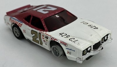 AURORA AFX SLOT CAR “RARE” REFINISH BY WOOD BROTHERS MERCURY STOCK