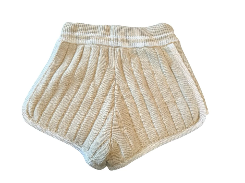 Pantalones Cortos Rag & Bone XXS Serena Mezcla Lana Tostada Foto 3 de 4