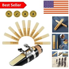 Traditional Strength 2.5 Bb Clarinet Reeds - Box of 10 for Easy Playability