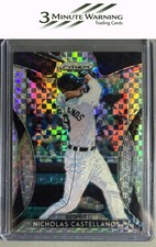 2019 Panini Prizm #93 Nicholas Castellanos Power Plaid Prizm #/75