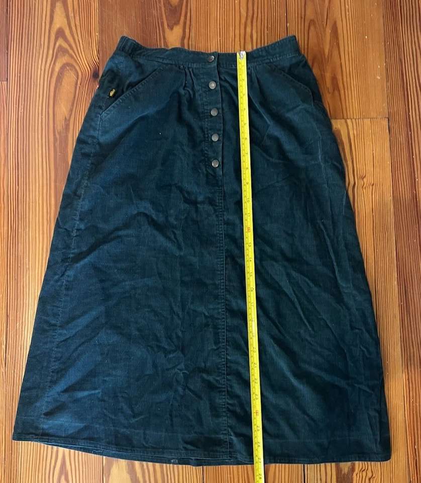 Falda Pana Sasson Vintage Años 80 Línea A Con Bolsillos Talla 8 Ver Fotos Foto 4 de 4