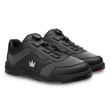 Brunswick Mens Right Hand Fury Black ATOP Lacing Bowling Shoes Sizes 8-14