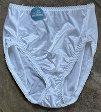 Vanity Fair Small WHITE Satin Hi Cut RADIANT Undershaper Panties 48301 NWT