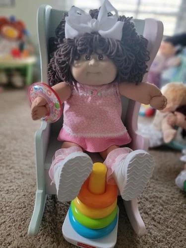 Vintage Cabbage Patch Kid Reroot  Hm8  1985  Popcorn Pony Girl  BEAUTIFUL