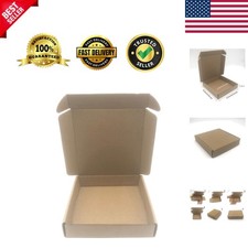 Small Cardboard Shipping Box Mailers 6 x 6 x 1.18 Inch Corrugated Packaging S...