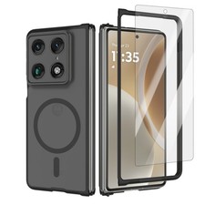 For Motorola Razr Fold 2026 Shockproof Matte PC Mag Safe Case with Screen Cover
