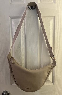 July Everyday Crescent Bag Taupe Khaki Crossbody Sling