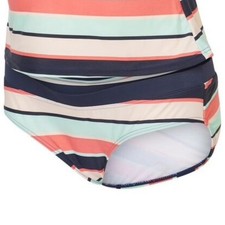 Mamalicious Slip Costume Premaman M Righe Vita Alta Mare Sotto Tankini Culotte