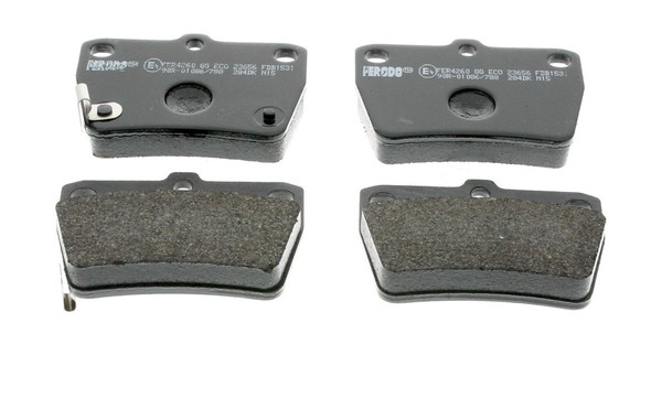 Bremsbelagsatz Scheibenbremse Premier Eco Friction Ferodo FDB1531 FüR Toyota Rav-image