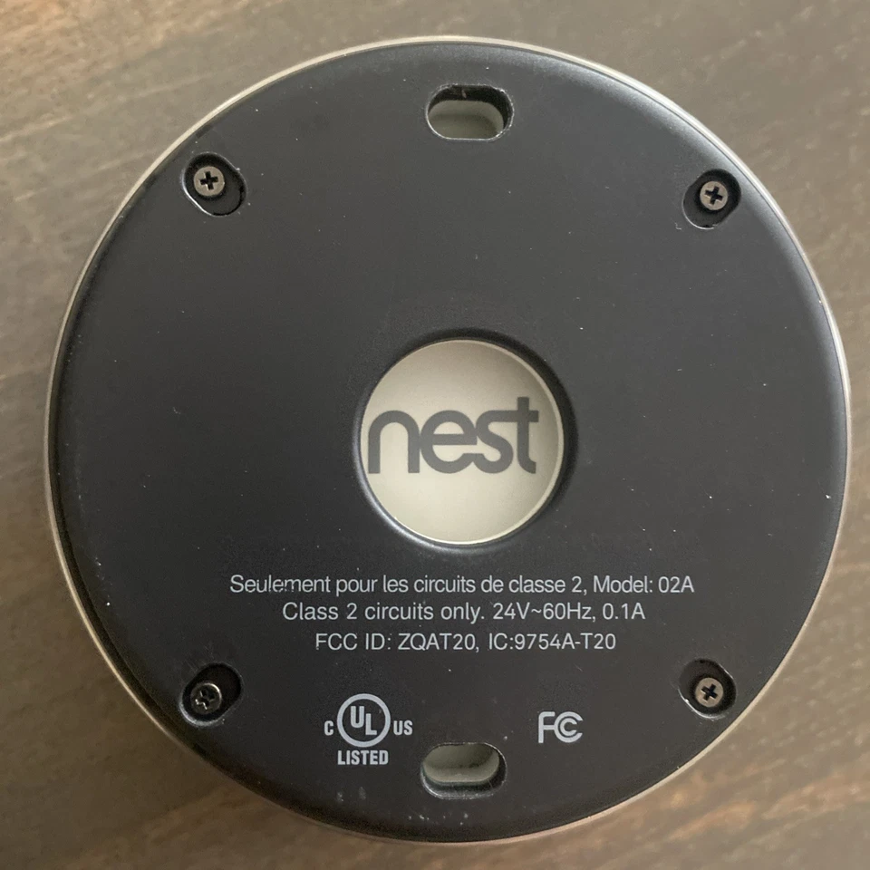 Nest Learning Thermostat 2nd Generation With Backplate - Image 2 of 4