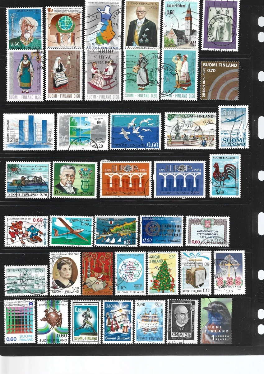Timbres-poste de Finlande Catalogue de timbres