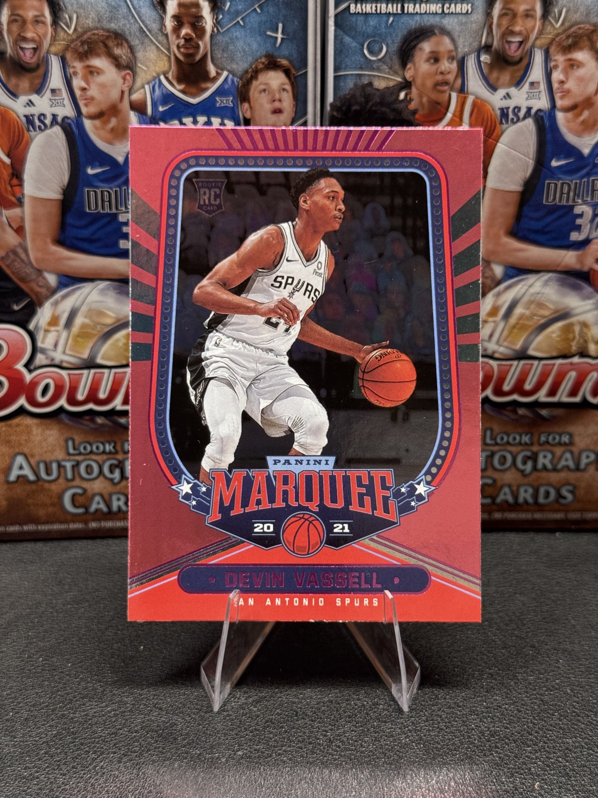 2020-21 Panini Chronicles - Marquee Devin Vassell #243 Pink (RC)