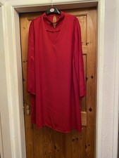Brand New Ladies Cherry Red Boohoo Dress Size 24.