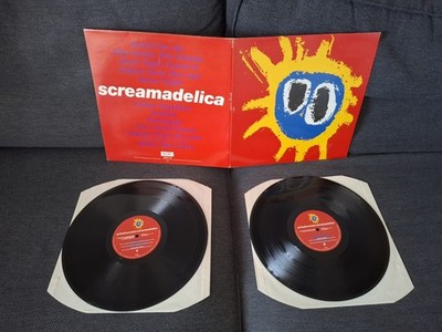2x LP PRIMAL SCREAM Screamadelica Vinyl 1. Auflage 91 UK 1st Press NEAR MINT